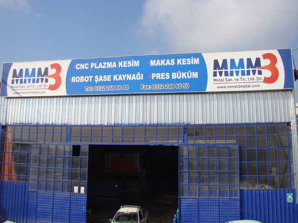 MMM3 METAL Cnc plazma kesim platine kesim Konya