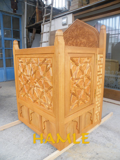 HAMLE;Mihrap,mihrab,cami mihrabý,ahþap cami mihrabý,